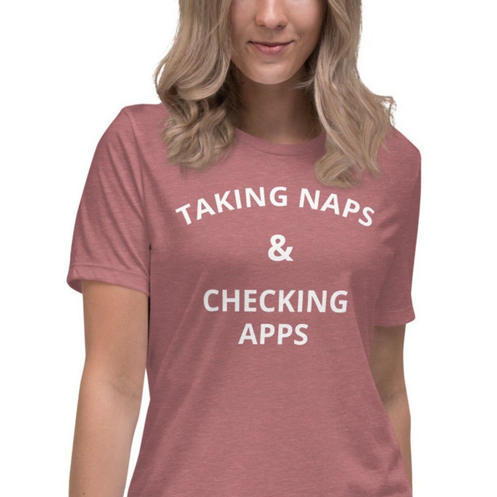 Taking Naps and Checking Appps